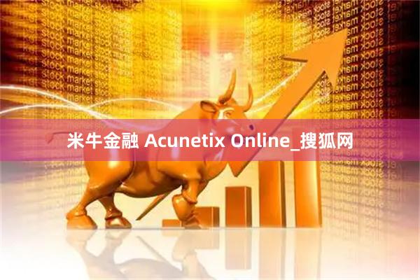 米牛金融 Acunetix Online_搜狐网